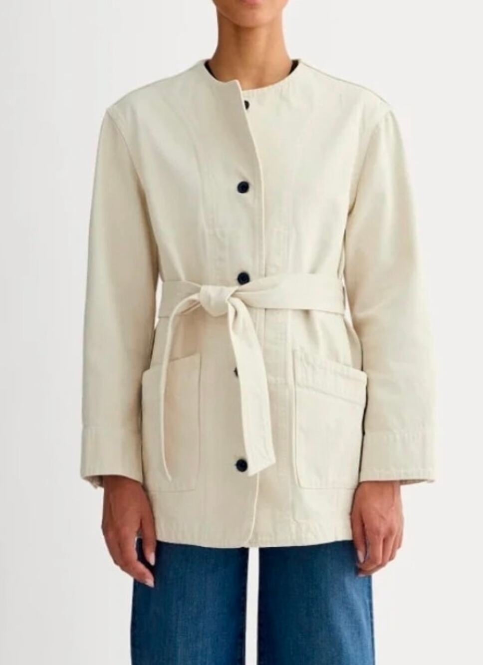 Everlane Long Barrel Denim Jacket Size S NWT